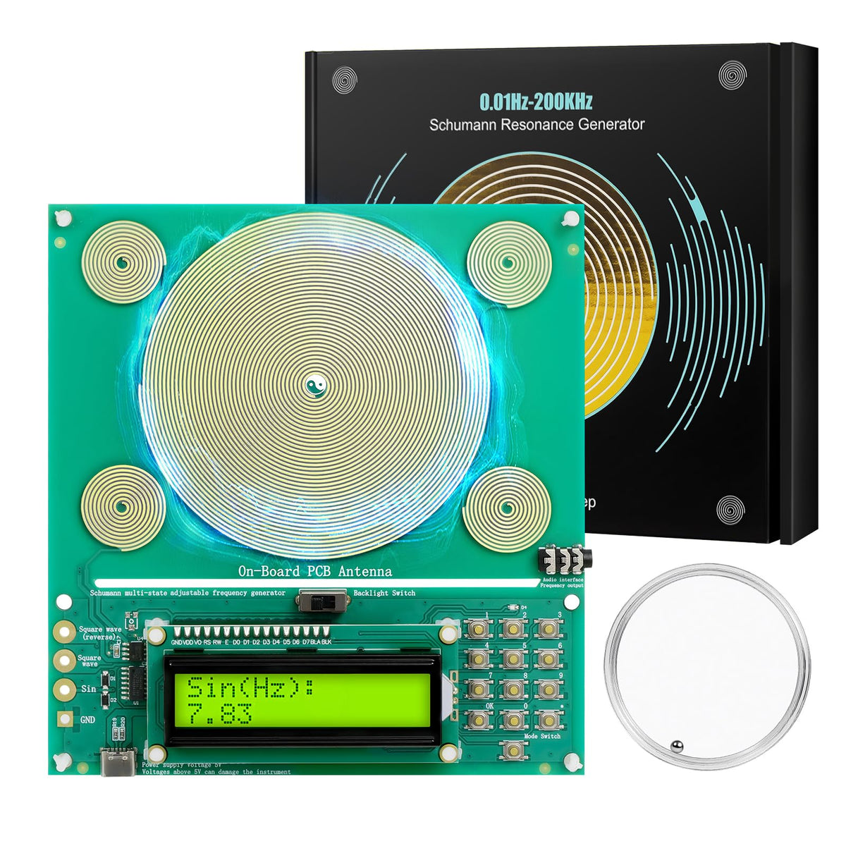 XIKDS Frequency Generator overview showing compact device for sleep and meditation