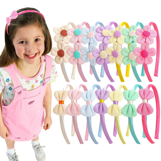 XIMA pastel headbands with bows for versatile everyday outfits