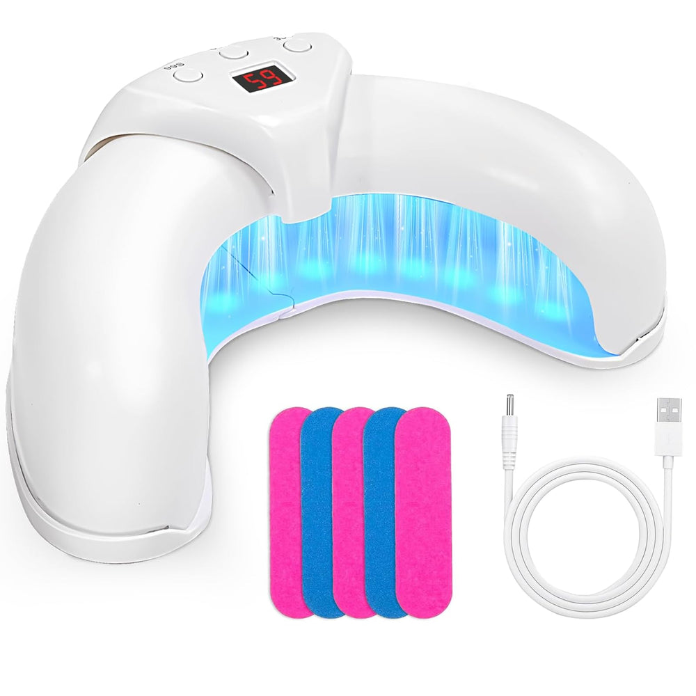 XiNanc Nail Fungus Laser Device front view shows compact home-use design.