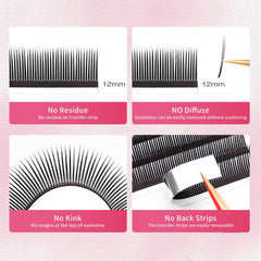 XIUSUZAKI soft natural volume lashes with feather light feel