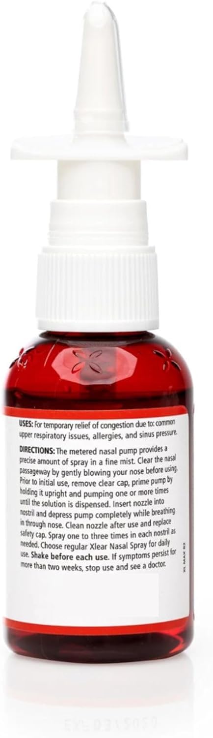 Xlear before-bed usage scenario reducing congestion and snoring potential