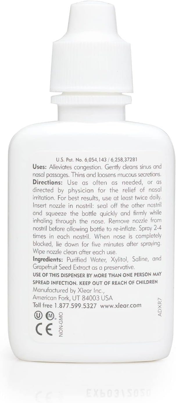 Xlear nasal care routine before bed may support clear airways and restful sleep