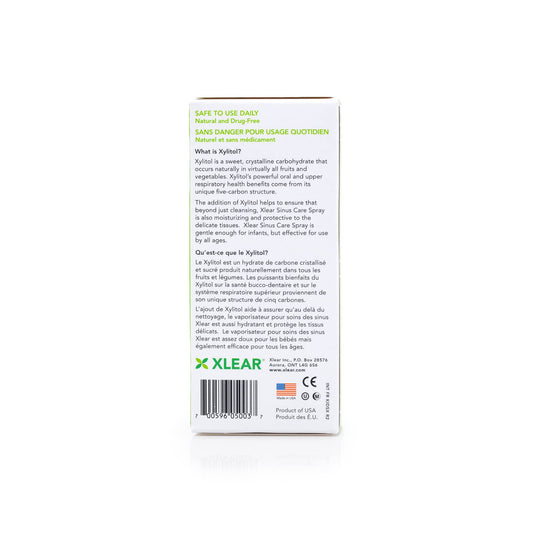 Xlear nozzle application demonstrates easy-to-use spray for quick congestion support