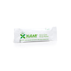 Xlear open packet for quick sinus rinse preparation