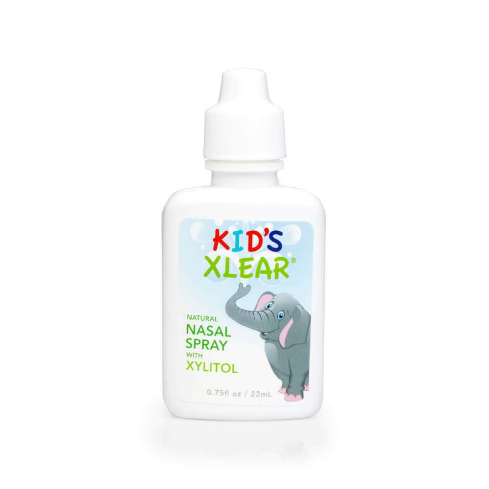 Xlear pack of 2 nasal spray keeps kids prepared for daily rinses.