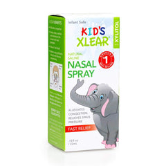 Xlear saline nasal solution moisturizes and cleans nasal passages.