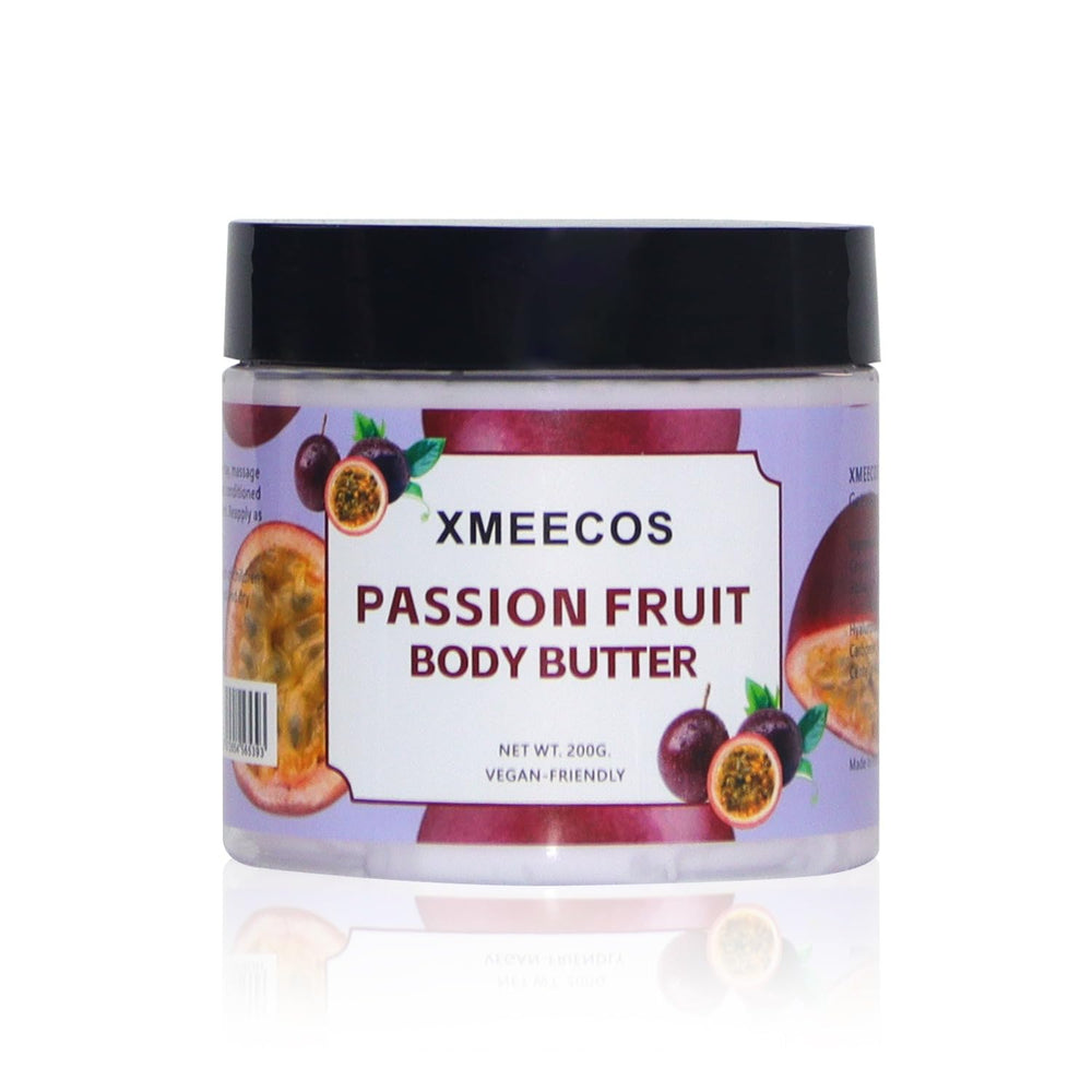 XMEECOS Body Butter bottle with passion fruit aroma delivering hydration