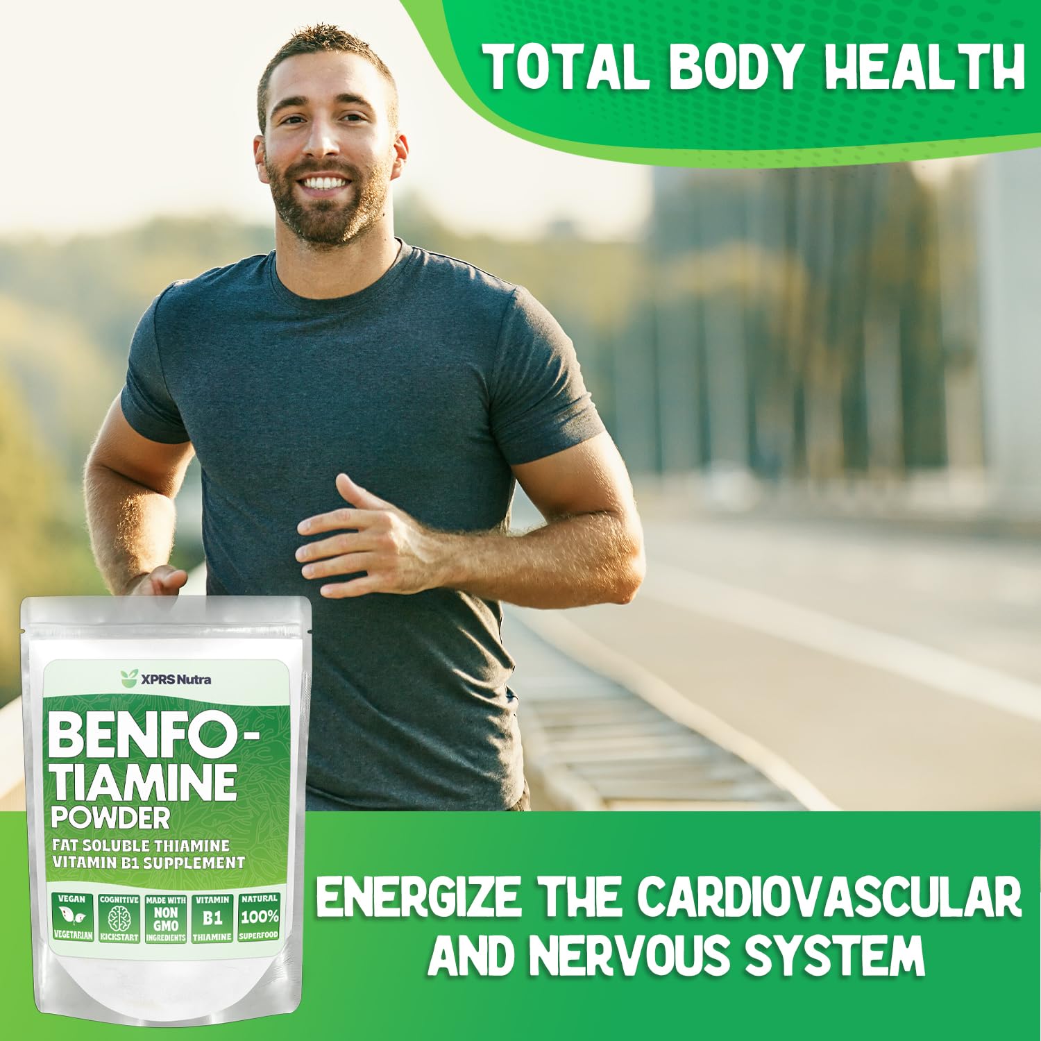 Vitamin B1 Benfotiamine supplement - vegan friendly