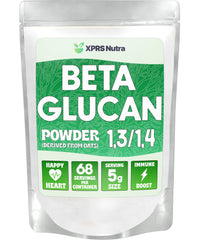 XPRS Nutra Beta Glucan Powder 12 oz – Pure Oat Beta Glucan, Unflavored, Non-GMO, Vegan