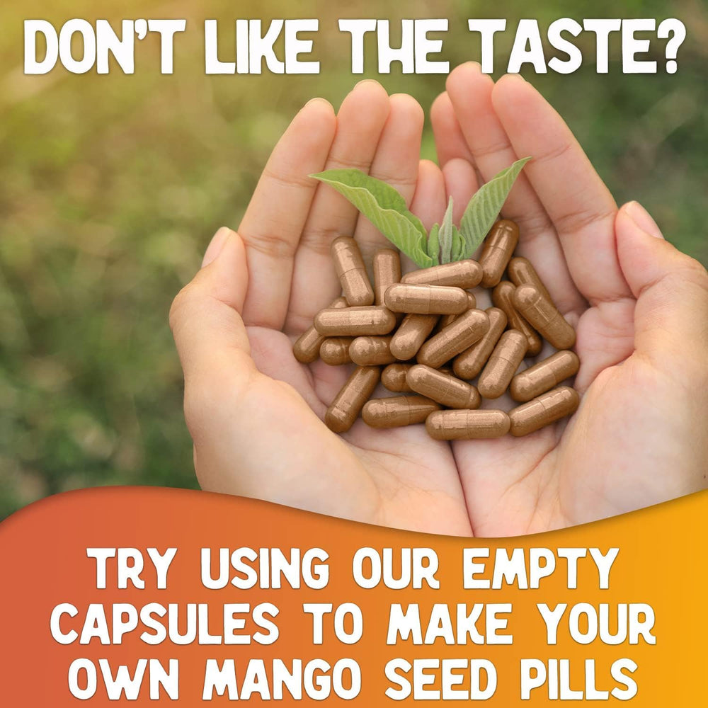 Mango seed extract powder added to a smoothie