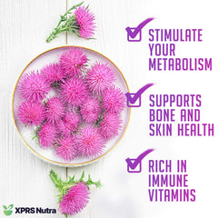 XPRS Nutra Organic Milk Thistle Seed Powder label