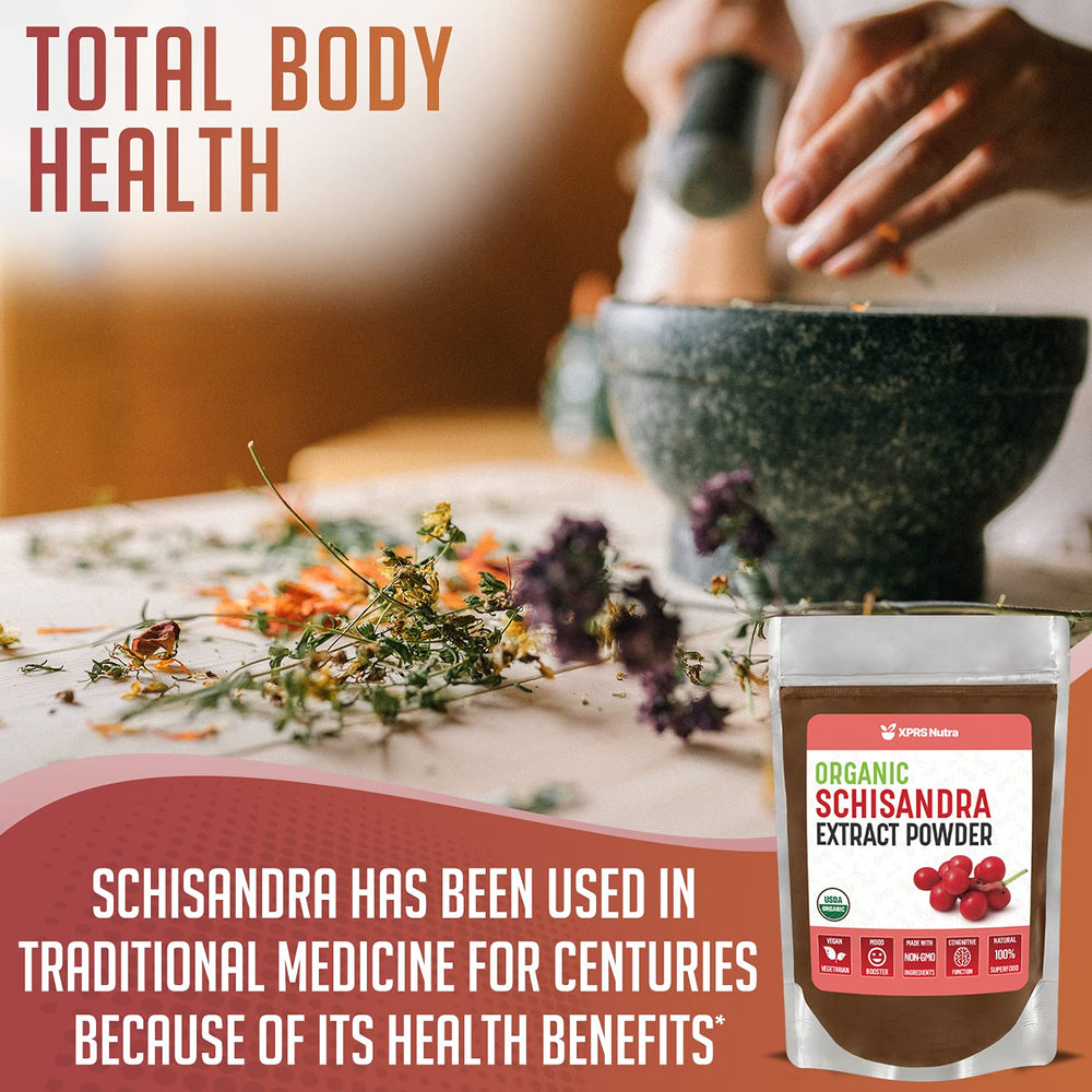 Side view of Schisandra Berry Powder container