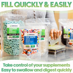 HPMC vegetable cellulose capsules for DIY filling