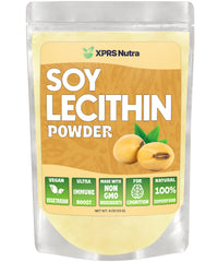 Front view of XPRS Nutra Soy Lecithin Powder 4 oz
