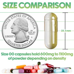Capsule filling tray compatibility and easy digestion in GI tract