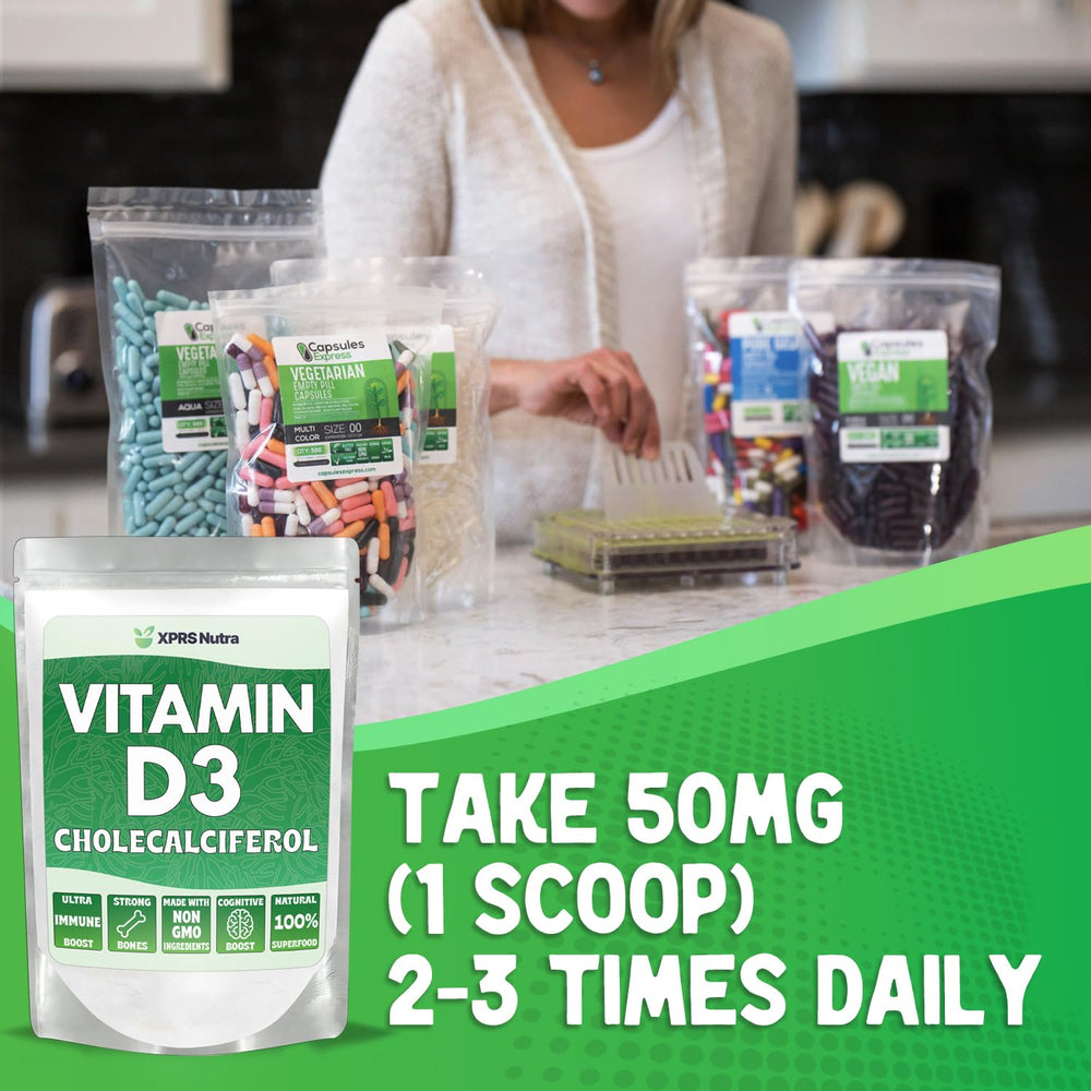 Vitamin D3 powder for baking and recipes