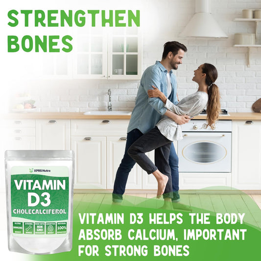 XPRS Nutra Vitamin D3 Powder unflavored 8 oz bottle