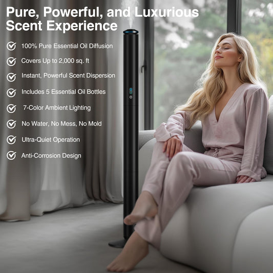 XspideM diffuser with LED color options lets you set mood lighting