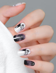 XT strips with minimalist French tips for a clean, versatile manicure.
