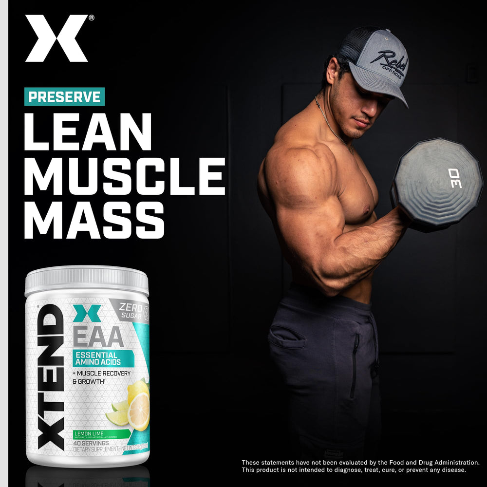 Ingredients list for Xtend EAA + BCAA powder