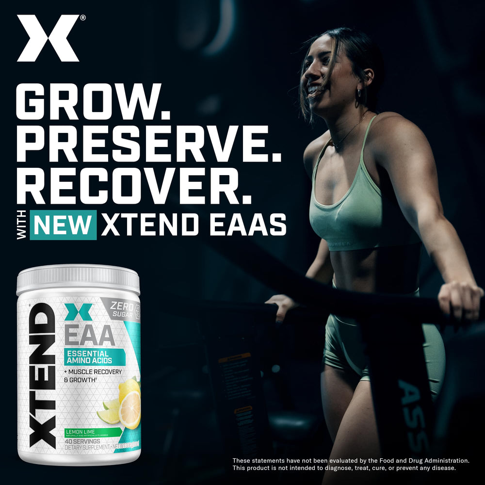 Xtend EAA + BCAA Lemon Lime 40 servings packaging