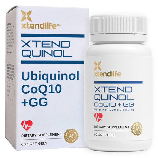 Xtendlife Xtend-Quinol bottle with front label