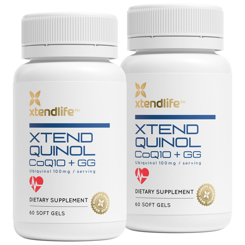 Xtendlife Xtend-Quinol CoQ10 Ubiquinol bottle with label