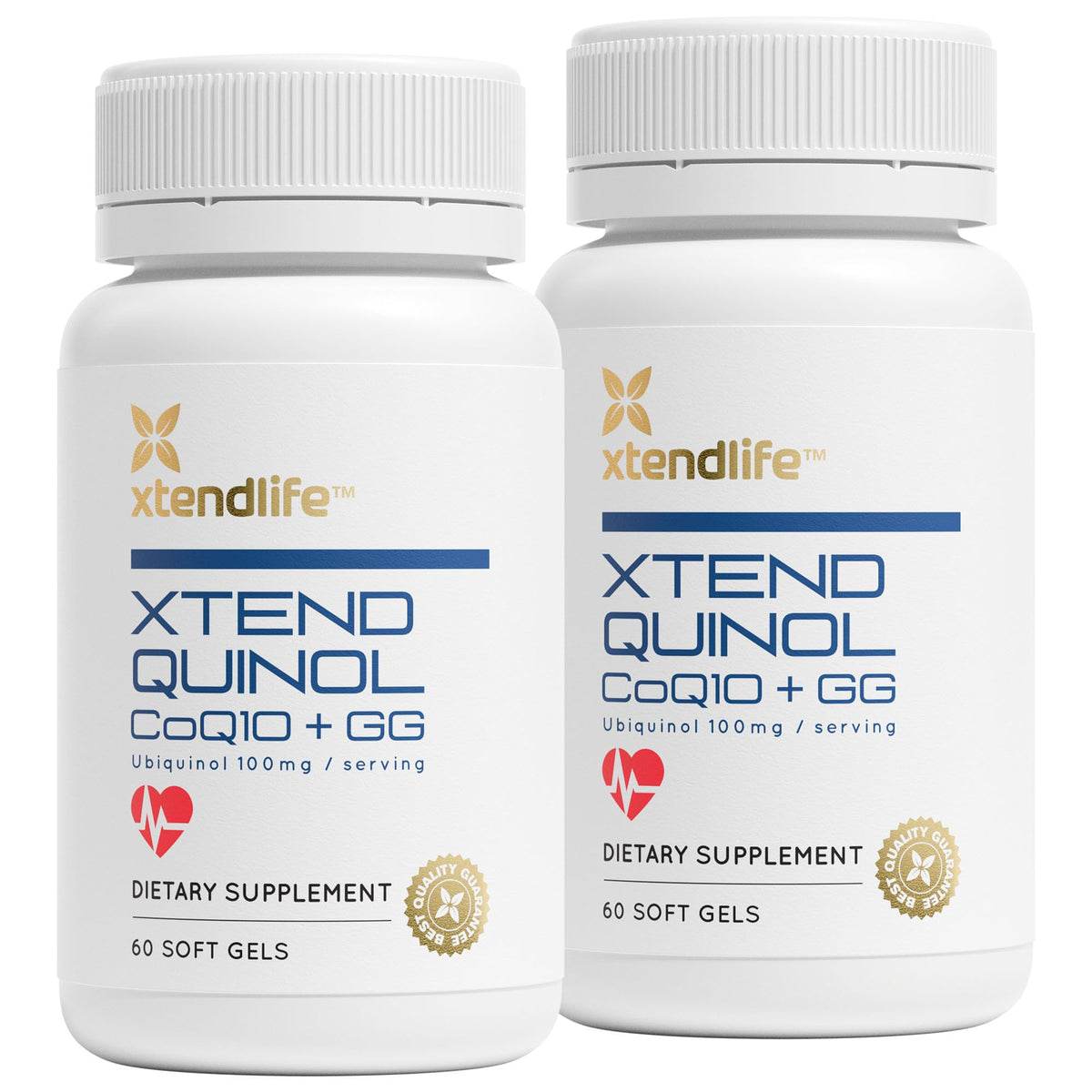 Xtendlife Xtend-Quinol CoQ10 Ubiquinol bottle with label