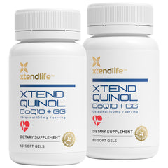 Xtendlife Xtend-Quinol CoQ10 Ubiquinol bottle with label