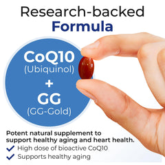 CoQ10 ubiquinol structure illustration for Xtend-Quinol