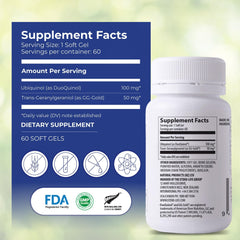 Geranylgeraniol (GG) diagram related to Xtend-Quinol