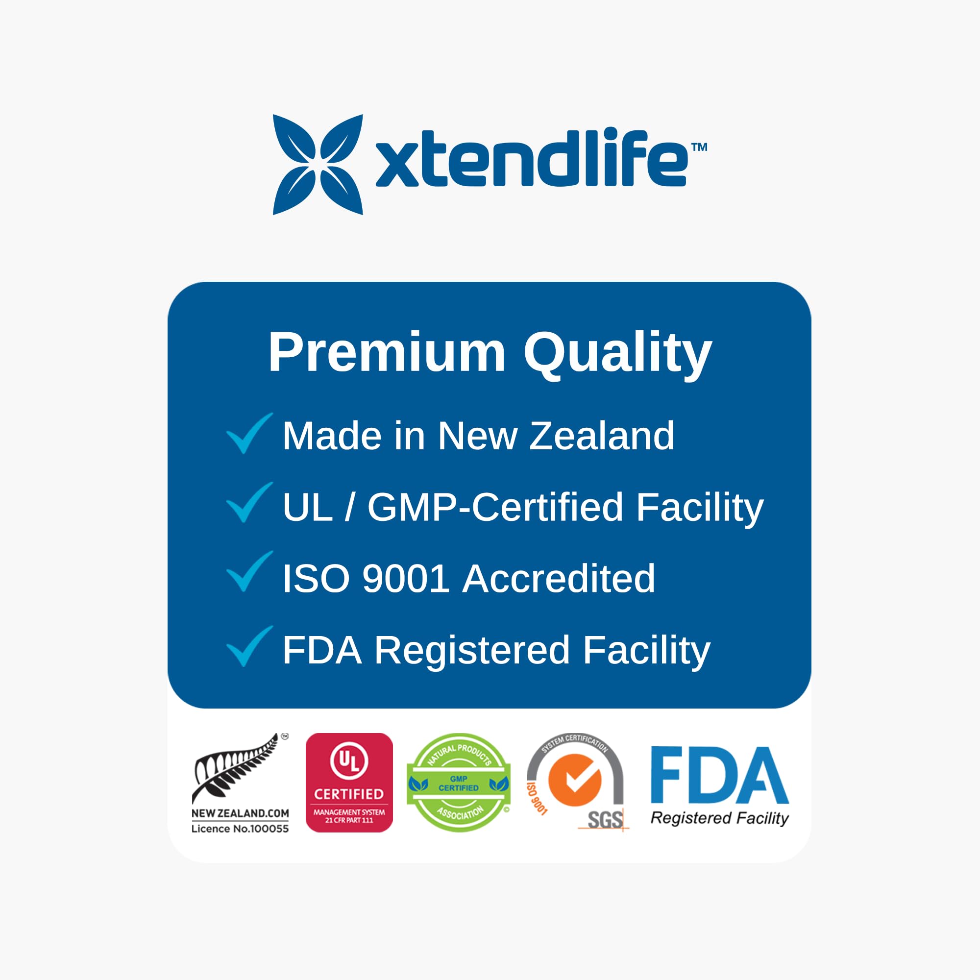 Heart health concept with Xtend-Quinol branding