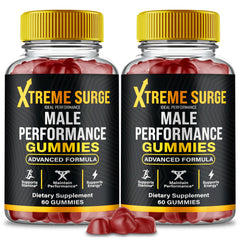 Xtreme Surge Gummies bottle and label