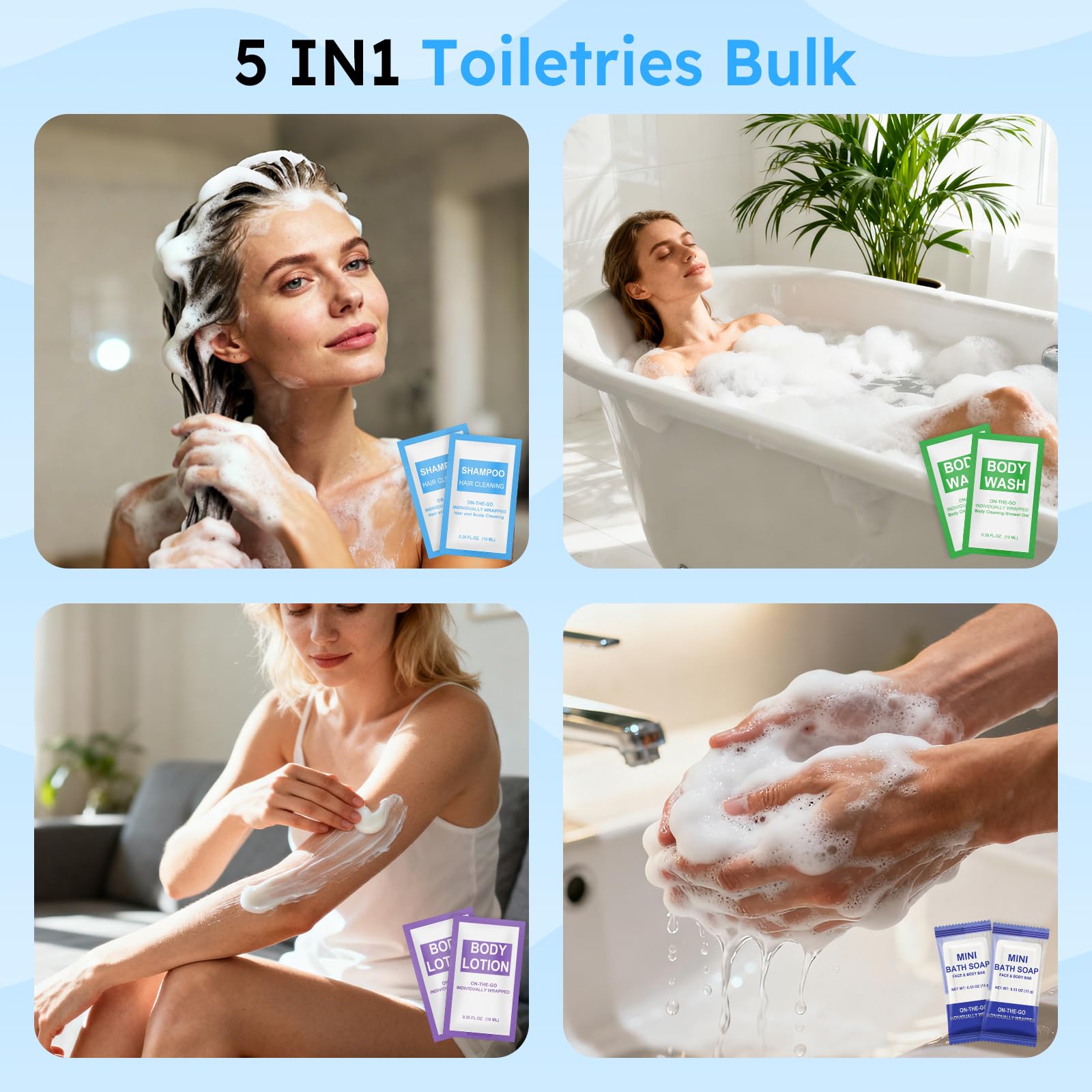 Xuezoioy 5-in-1 conditioner bottle ideal for compact travel refresh.