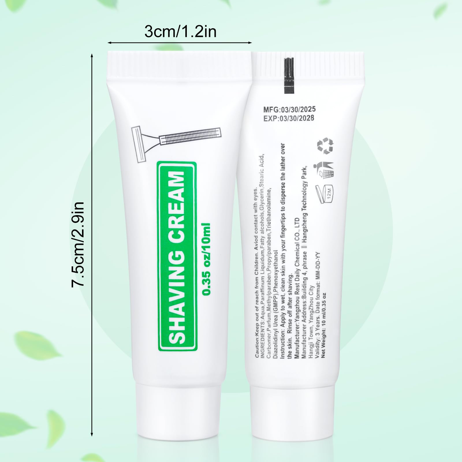 Xuezoioy compact 10ml travel tube for easy packing