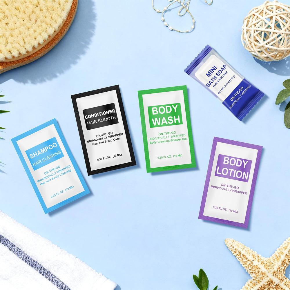 Xuezoioy donation-friendly toiletries set for shelters and drives.