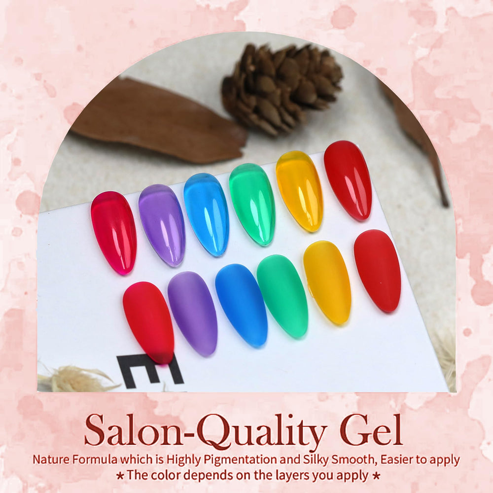 XunmotorYao neon purple gel nail polish for vibrant party nails.