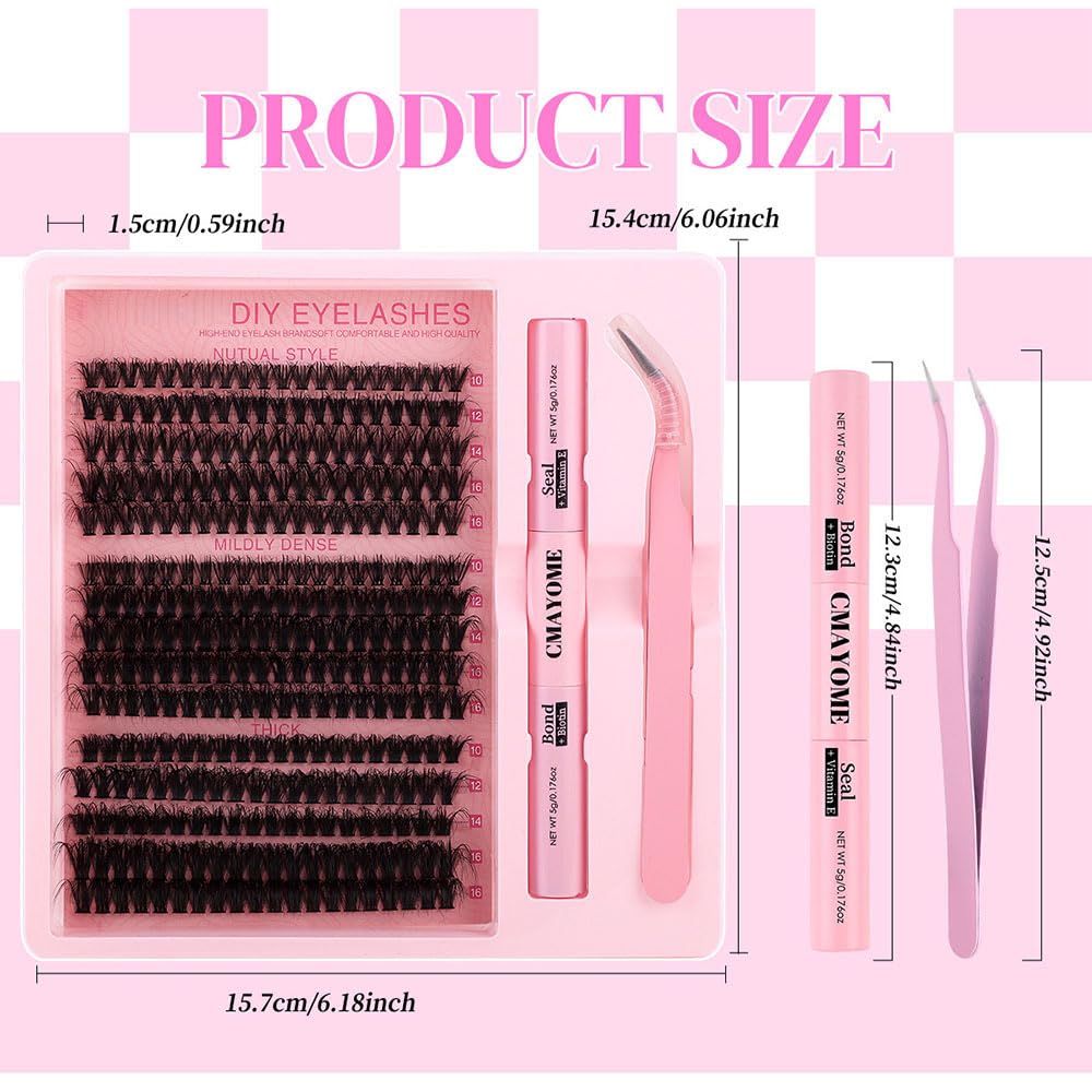 XVYLFZNP lash bond and seal bottle, helps secure clusters cleanly.