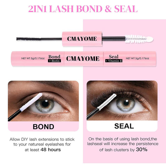 XVYLFZNP lash clusters 40D-60D close-up, versatile for various styles.