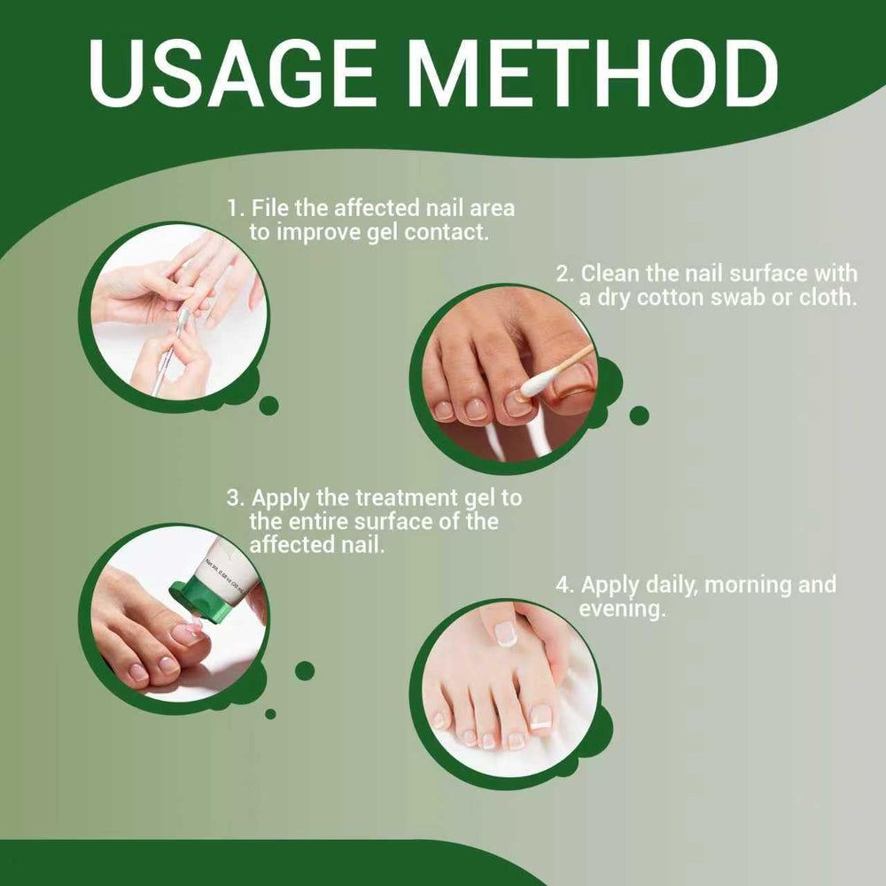 Xvywalo Damaged nail renewal progress showing smoother texture