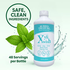 Seal indicating alcohol-free and fluoride-free formula
