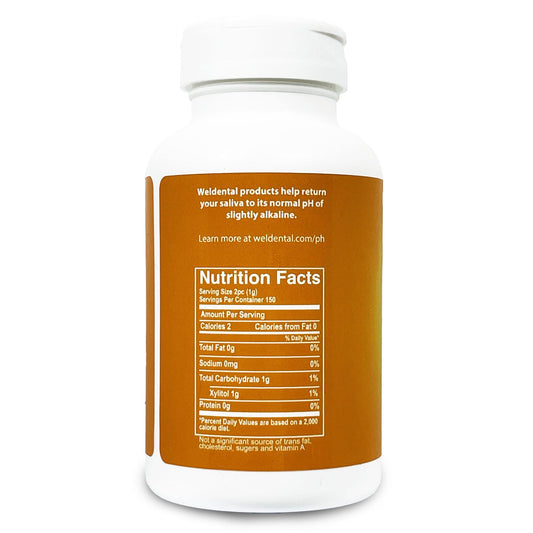 Xylitol Mints 300 tablets Tropical Fruit bottle and tablets