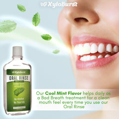 Packaging design highlighting Xylitol and fluoride-free badge