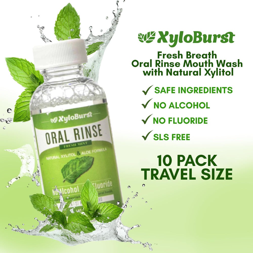 Fresh breath after using Xyloburst mouthwash