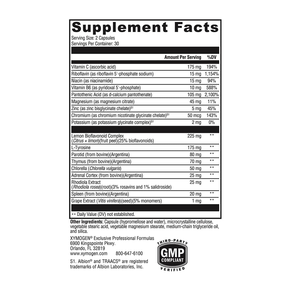 Adrenal tissue origin graphic showing Argentinian bovine source