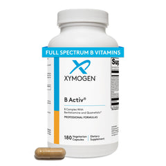 XYMOGEN B Activ Vitamin B Complex bottle label