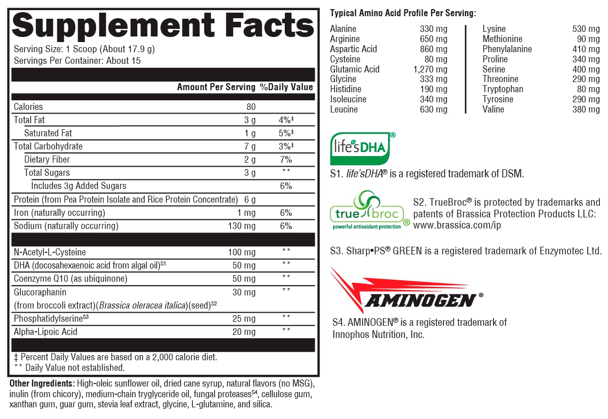 Close-up of vanilla-flavored BrainSustain for Kids packaging