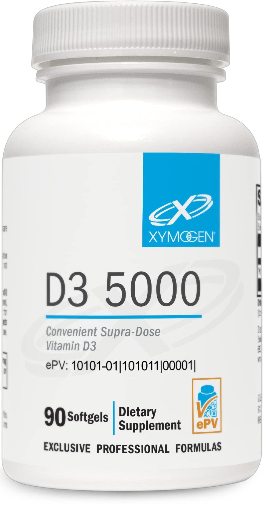 XYMOGEN D3 5000 IU bottle front