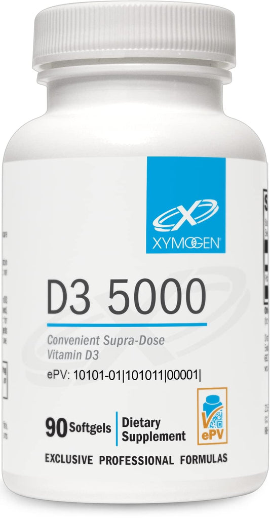 XYMOGEN D3 5000 IU bottle front