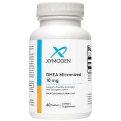 XYMOGEN DHEA 10 mg bottle label on white background